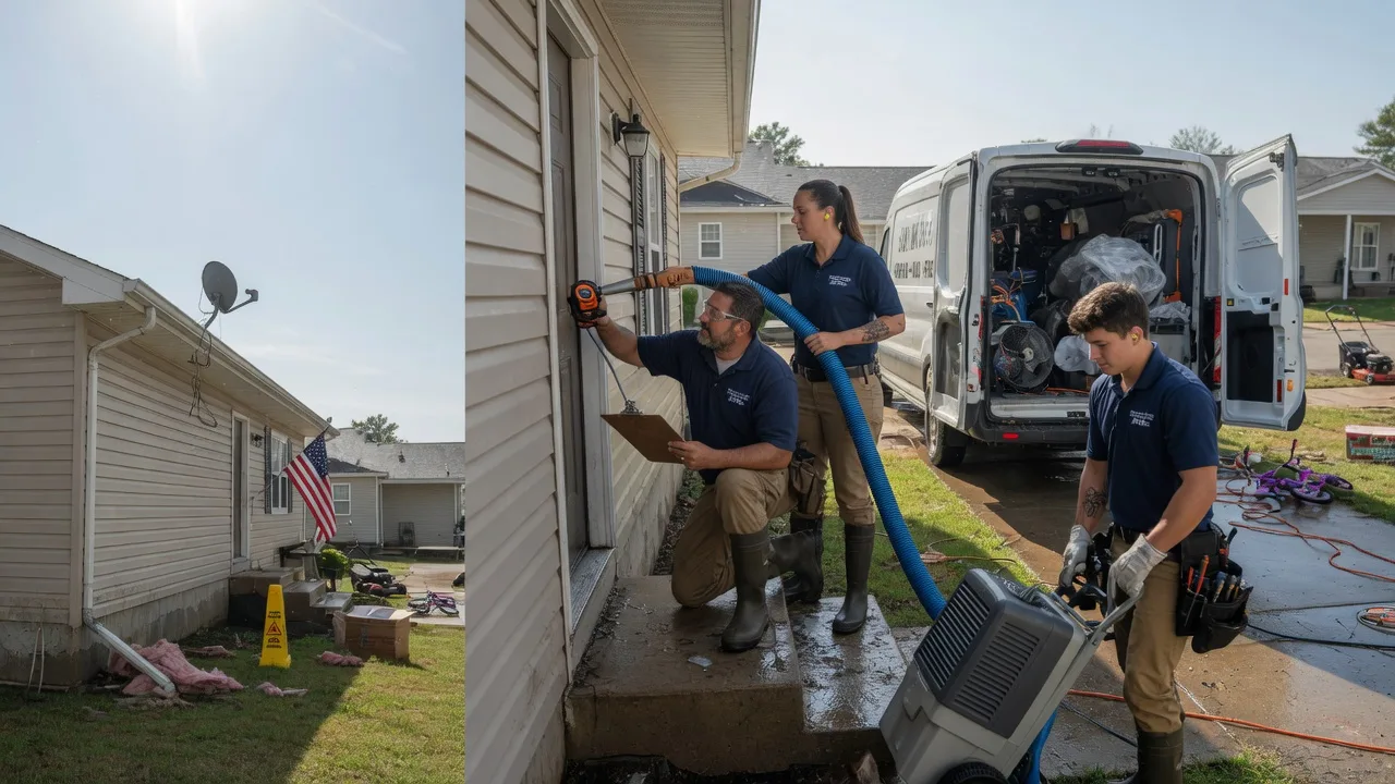 Ceiling Water Damage Restoration in Saint Francis, ME near me